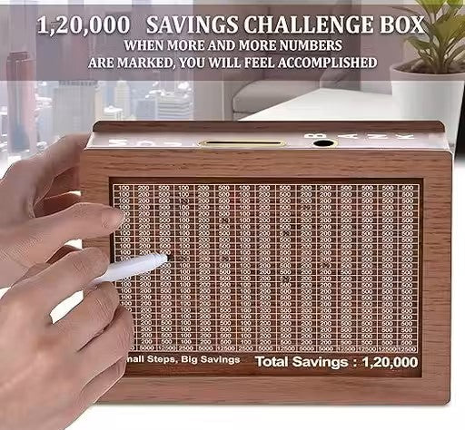 Wooden Coin Piggy Bank